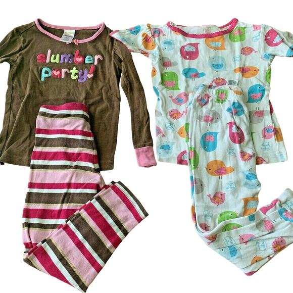 Gymboree Just One Toddler Pj Bundle 4T - Picture 1 of 12